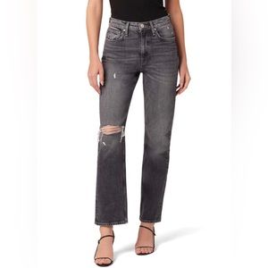*NWT* Hudson / Jade High-Rise Straight Loose Fit Distressed Jeans / Cosmos / 32